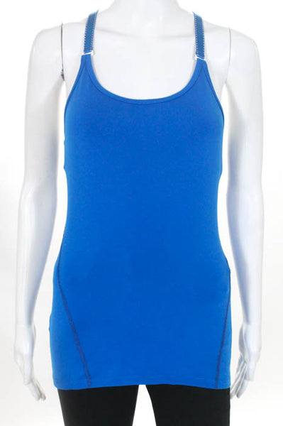 15Love Blue Stretch Knit Spaghetti Strap Tank Top Size Small