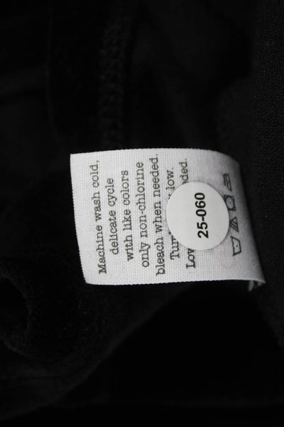 Goldie Womens Basic Tank Black Modal Scoop Neck Sleeveless Size XS