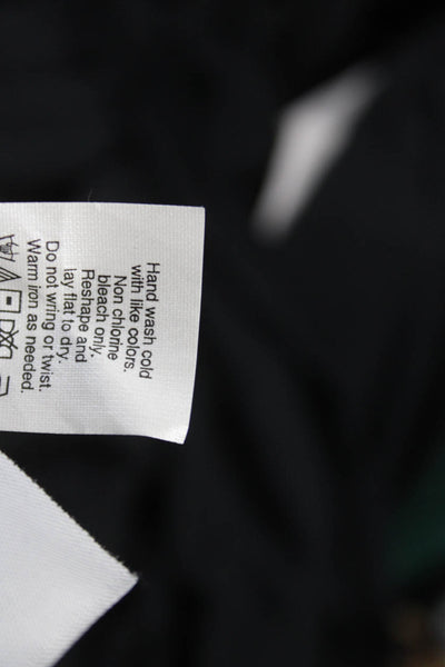 J Crew Women Basic Cowl Neck Long Sleeve Modal T-Shirt Black Size M