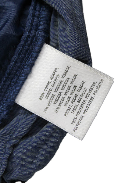 Ettitwa Womens Jogger Pants Green Viscose Pull On Size S