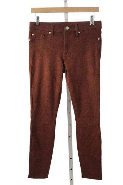 7 For All Mankind Womens Skinny Brown Polyester Jeans Size 29