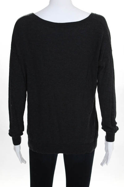 Joie Charcoal Gray Bicycle Graphic Round Neck Sweater Size Extra Small
