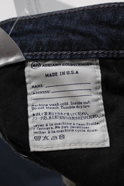AG Adriano Goldschmied Blue Stonewashed Mid Rise Angel Boot Cut Jean Size 27