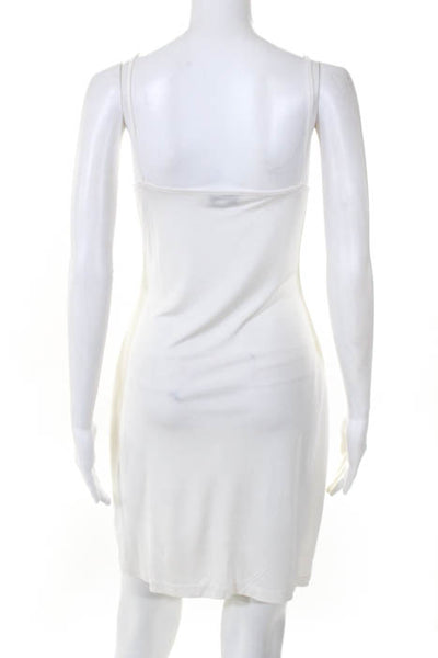 Amy Matto  Pink Metallic Overlay Bell Sleeve Bateau Neck Dress Size 8