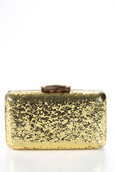 KOTUR Gold Tone Sparkle Ross Espey Minaudiere Bag New $695 90061335