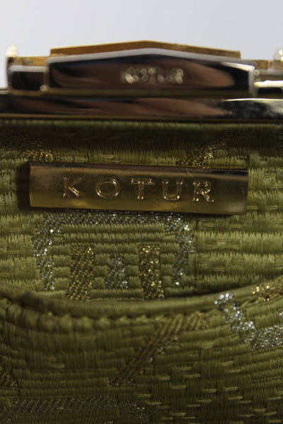KOTUR Gold Tone Sparkle Ross Espey Minaudiere Bag New $695 90061335
