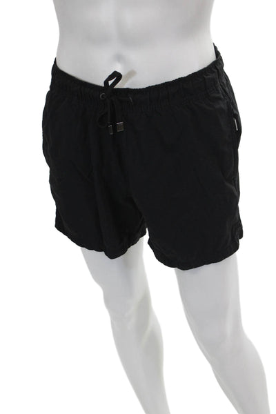 ONIA Mens Black Nylon Solid Shorts Size M