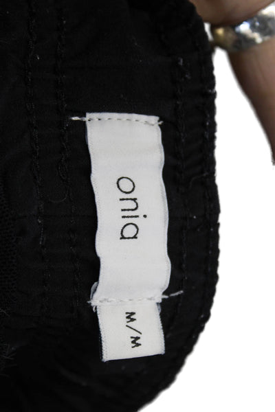 ONIA Mens Black Nylon Solid Shorts Size M