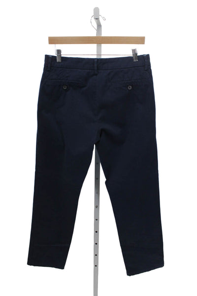 Banana Republic Mens Blue Cotton Chino Pants Button Closure Size 30