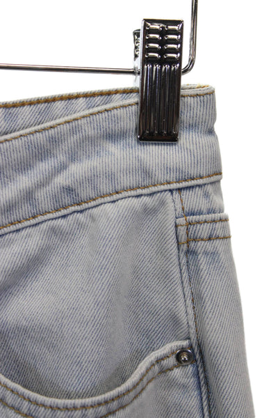 We Wore What Womens Straight Jeans High Rise Blue 100% Cotton Size 26