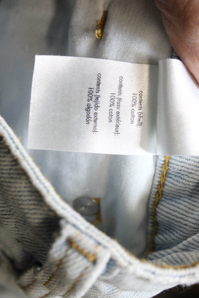 We Wore What Womens Straight Jeans High Rise Blue 100% Cotton Size 26