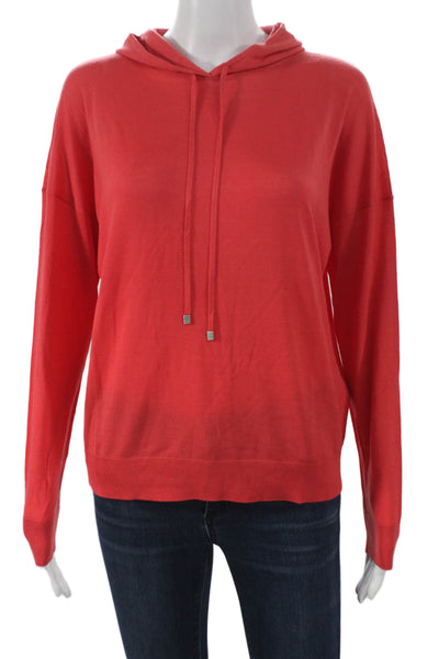 ELEVENTY Womens Red Wool Pullover Sweater Crew Neck Long Sleeve Size XS