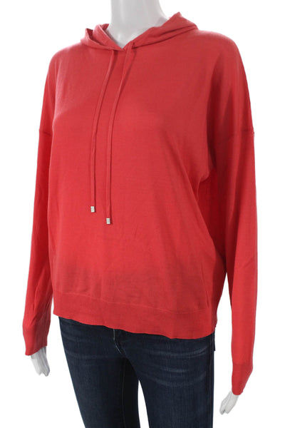 ELEVENTY Womens Red Wool Pullover Sweater Crew Neck Long Sleeve Size XS