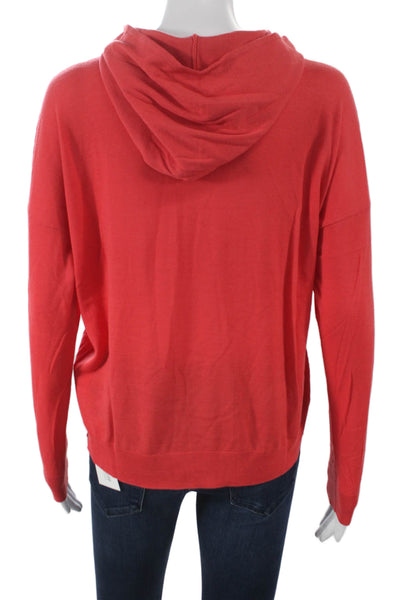ELEVENTY Womens Red Wool Pullover Sweater Crew Neck Long Sleeve Size XS
