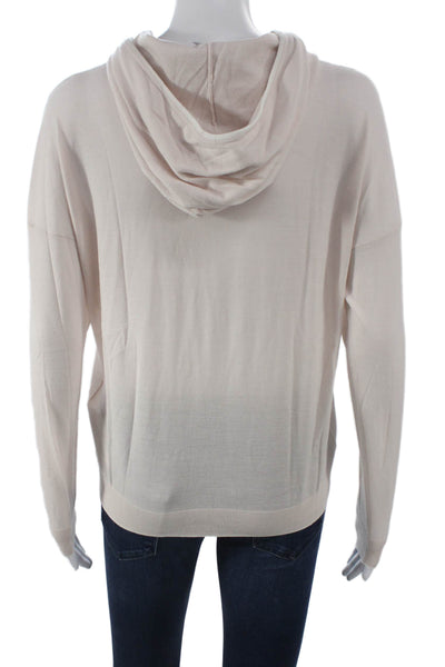 ELEVENTY Womens Pullover Sweater Beige Wool Crew Neck Long Sleeve Size XS