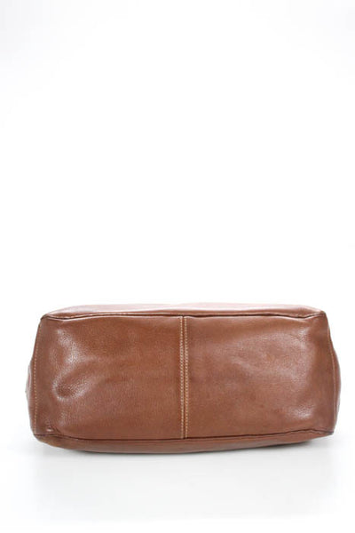 Celine Brown Leather Small Boogie Satchel Handbag