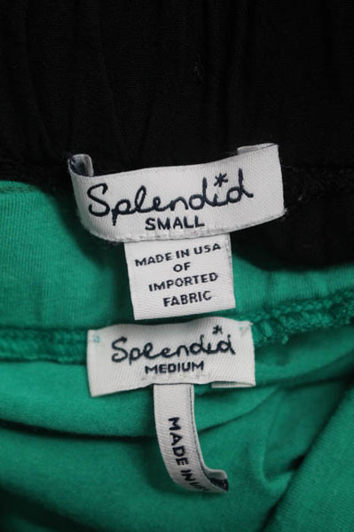 Splendid Green Cotton Lot Of 2 Pull on Knee Length Pencil Skirt Size Medium