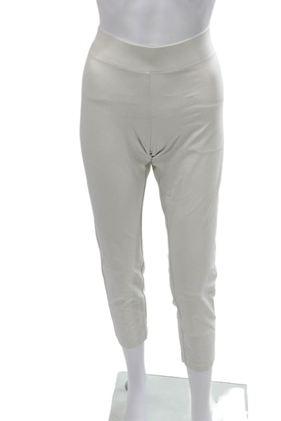 Eileen Fisher Women Capri Leggings Ivory Size PS