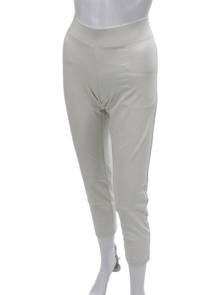 Eileen Fisher Women Capri Leggings Ivory Size PS