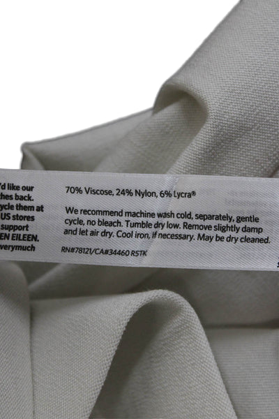 Eileen Fisher Women Capri Leggings Ivory Size PS