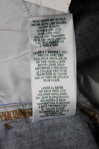 Frame Women Bootcut Jeans Blue Mid Rise Cotton Blend Size 26