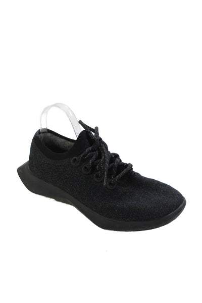Allbirds Mens Wool Runner Lace Up Sneakers Charcoal Grey Size 9