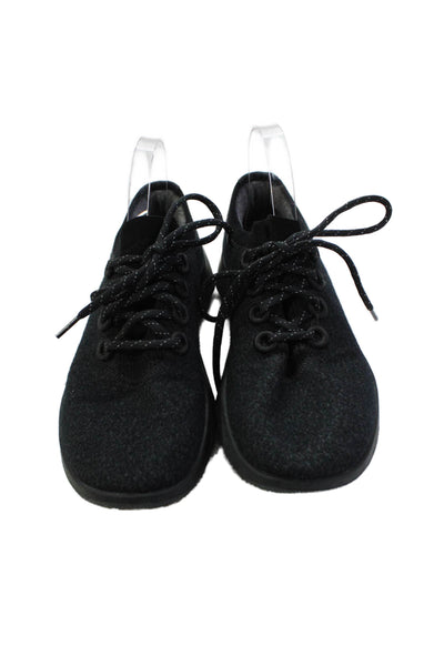 Allbirds Mens Wool Runner Lace Up Sneakers Charcoal Grey Size 9