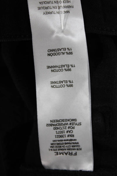Alice + Olivia Womens Dress Pants Black Polyester Pull On Size 4