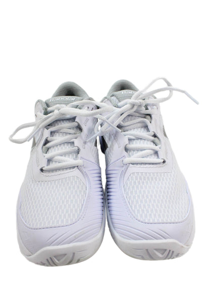 Babolat Womens Lace Up Low Top Running Sneakers White Size 7