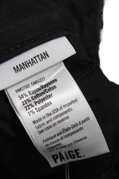 Paige Black Label Women Bootcut Jeans Blue Low Rise Rayon Size 26