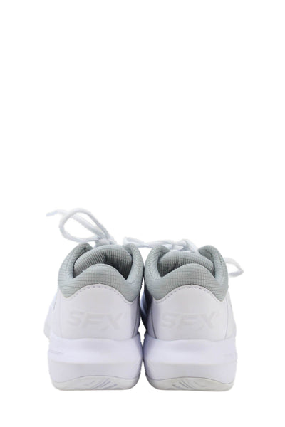 Babolat Womens Lace Up Low Top Running Sneakers White Size 7