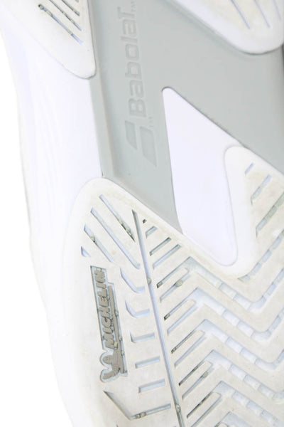 Babolat Womens Lace Up Low Top Running Sneakers White Size 7