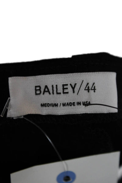 Bailey 44 Womens Cropped Black Leggings Rayon Blend Size M