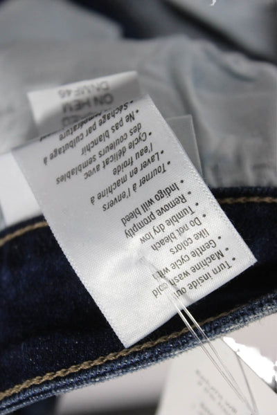 Paige Womens Ankle Jeans Mid Rise Blue Size 25