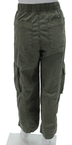 Abercrombie & Fitch Womens Cargo Pants Green Cotton Drawstring Size S