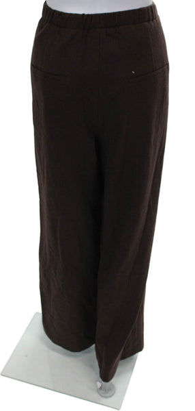 Vince Women Dress Pants Brown Wool Button 30in Inseam Size 12