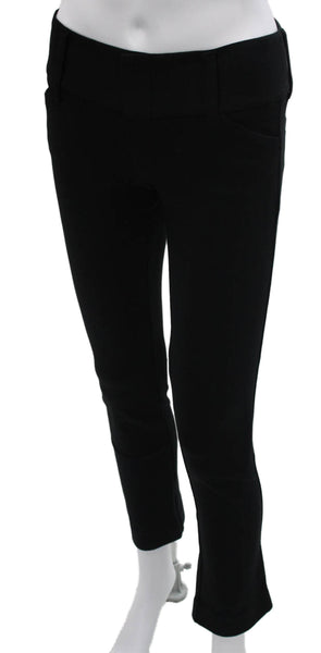 Alice + Olivia Women Dress Pants Black Viscose Zip Size 4
