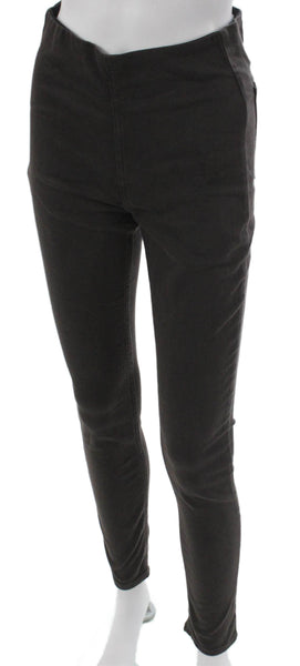 Rag & Bone Womens Ankle Pants Brown Cotton High Rise Petite Size S