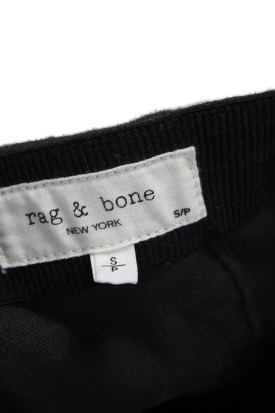 Rag & Bone Womens Ankle Pants Brown Cotton High Rise Petite Size S