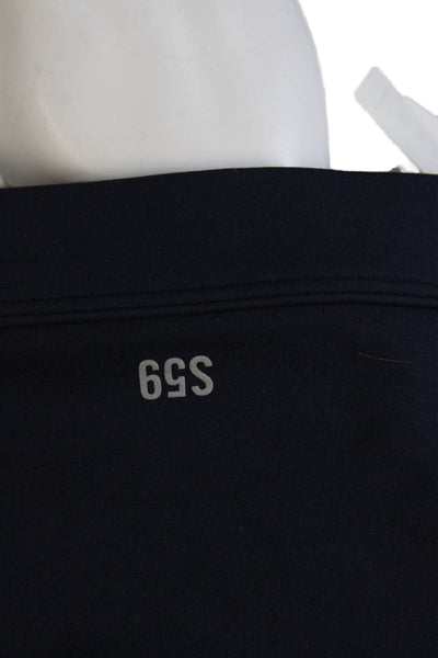 Splits 59 Womens Racerback Paneled Detail Sports Bra Blue Size XS