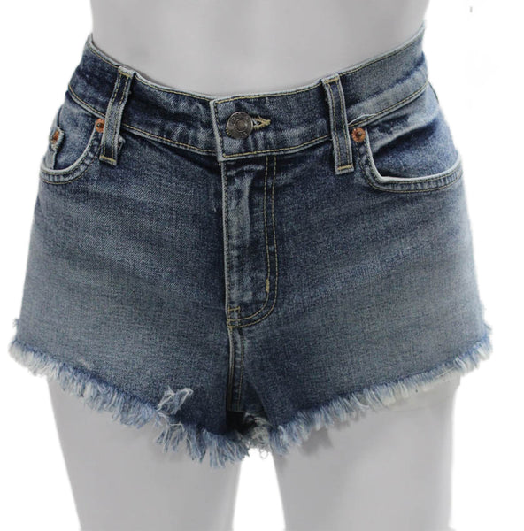 Pistola Womens Cut-Off Blue Cotton Shorts Size 29