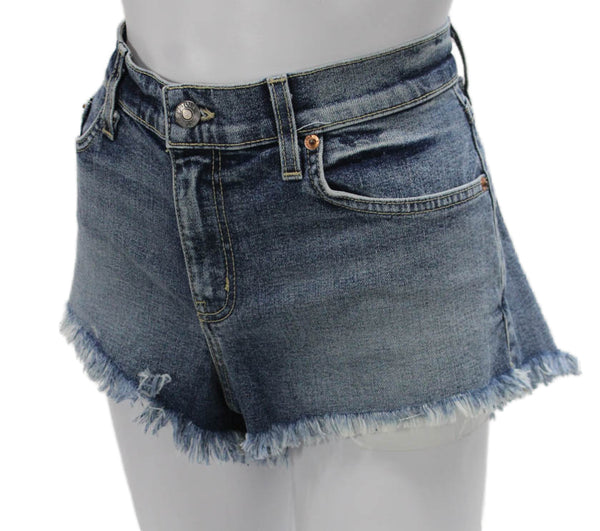 Pistola Womens Cut-Off Blue Cotton Shorts Size 29
