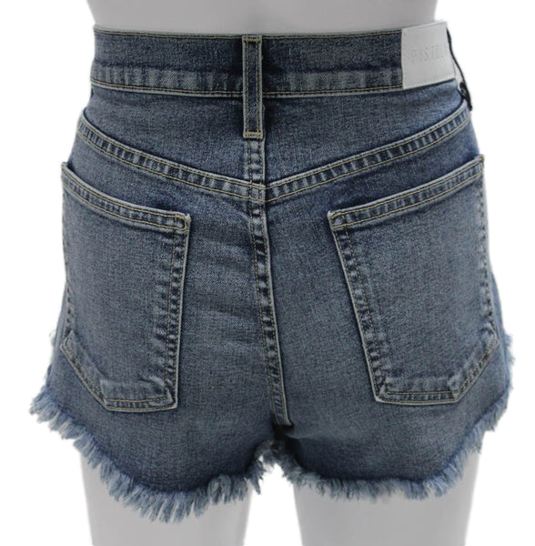 Pistola Womens Cut-Off Blue Cotton Shorts Size 29