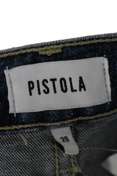 Pistola Womens Cut-Off Blue Cotton Shorts Size 29
