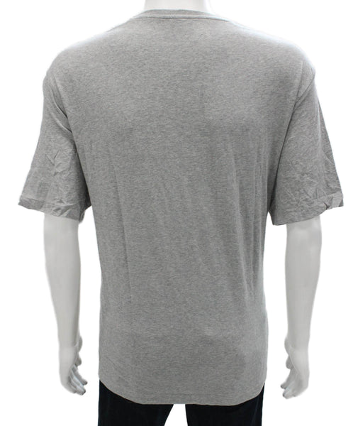 Peter Millar Mens Basic Organic Cotton Crew Neck Gray T-Shirt Size 2XL