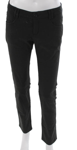 Kjus Women Skinny Black Viscose Pants Size 36