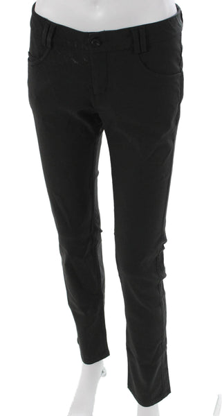 Kjus Women Skinny Black Viscose Pants Size 36