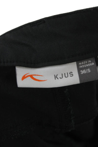 Kjus Women Skinny Black Viscose Pants Size 36