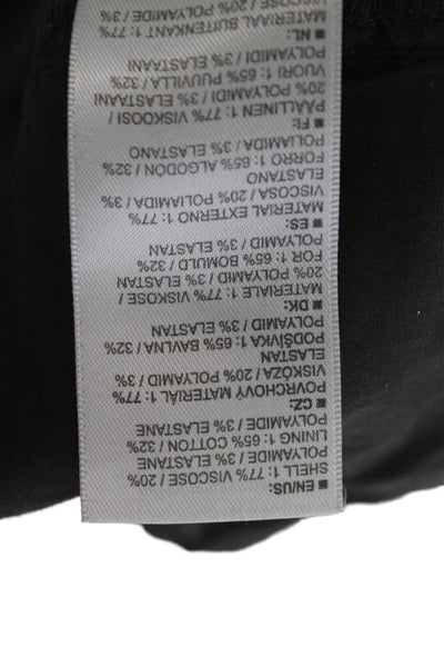 Kjus Women Skinny Black Viscose Pants Size 36