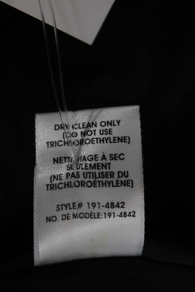 Ramy Brook Womens Fit & Flare Pants Black Polka Dot Zip Polyester Size 4